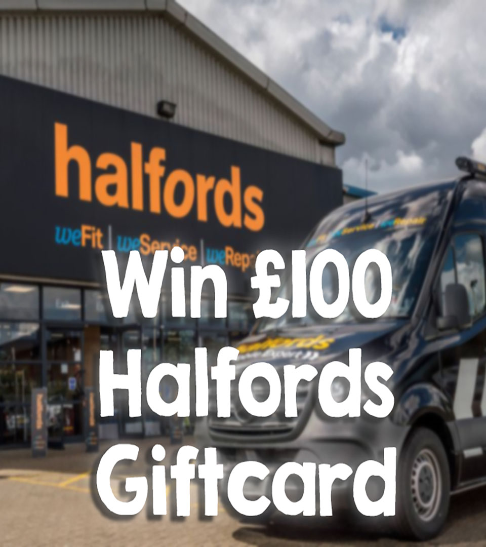 Halfords £100 Gift Card