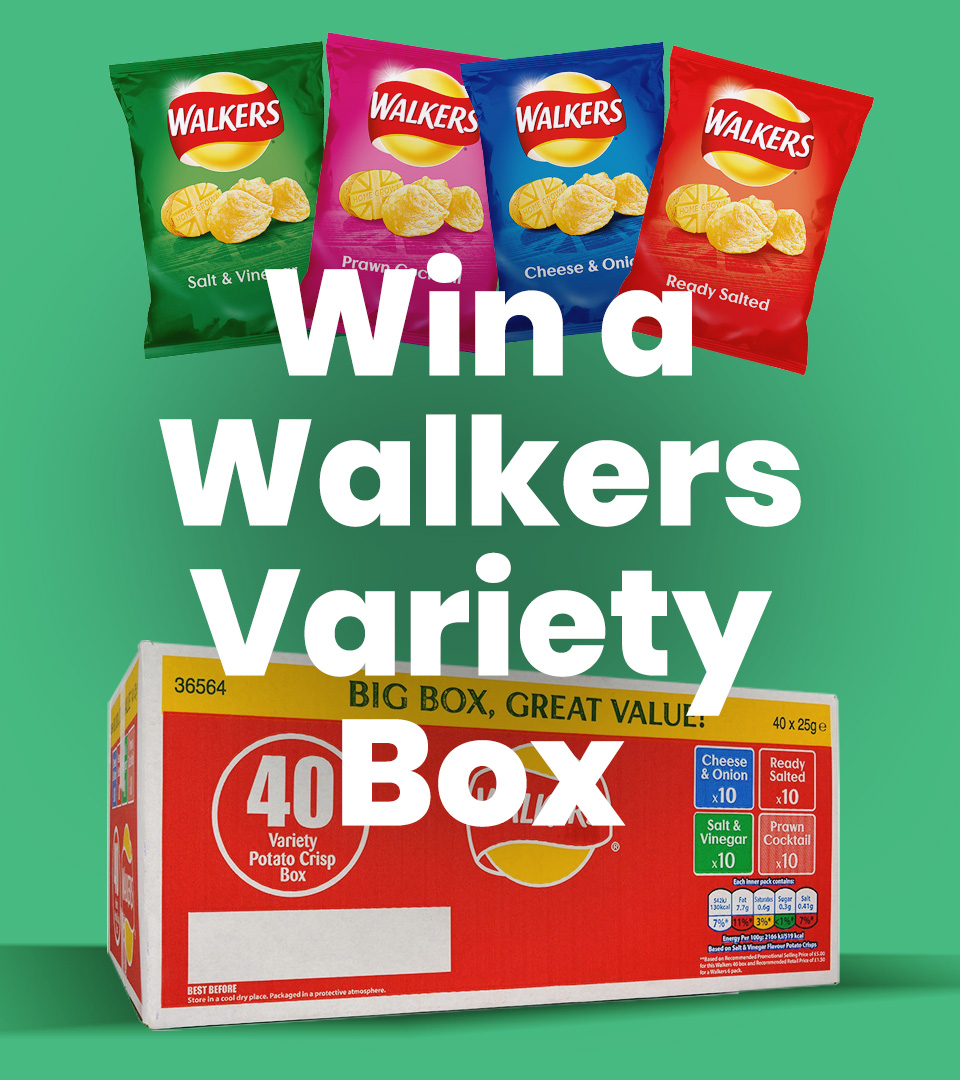 Walkers Variety Box Crisps Enter Free UK Online Competitions to Win